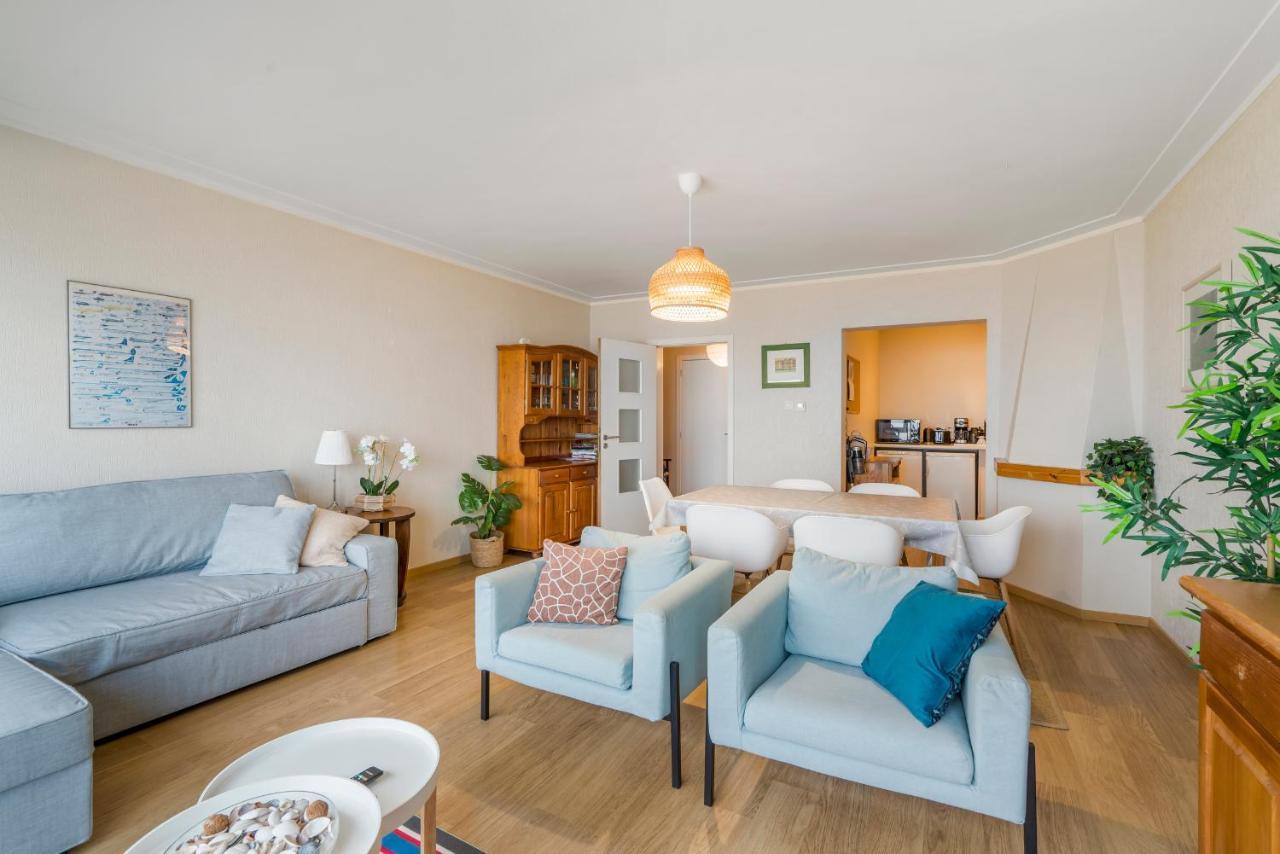 Apartamento Zonnig Familie App Op Zeedijk Met Zeezicht Voor 6P Ostende Exterior foto