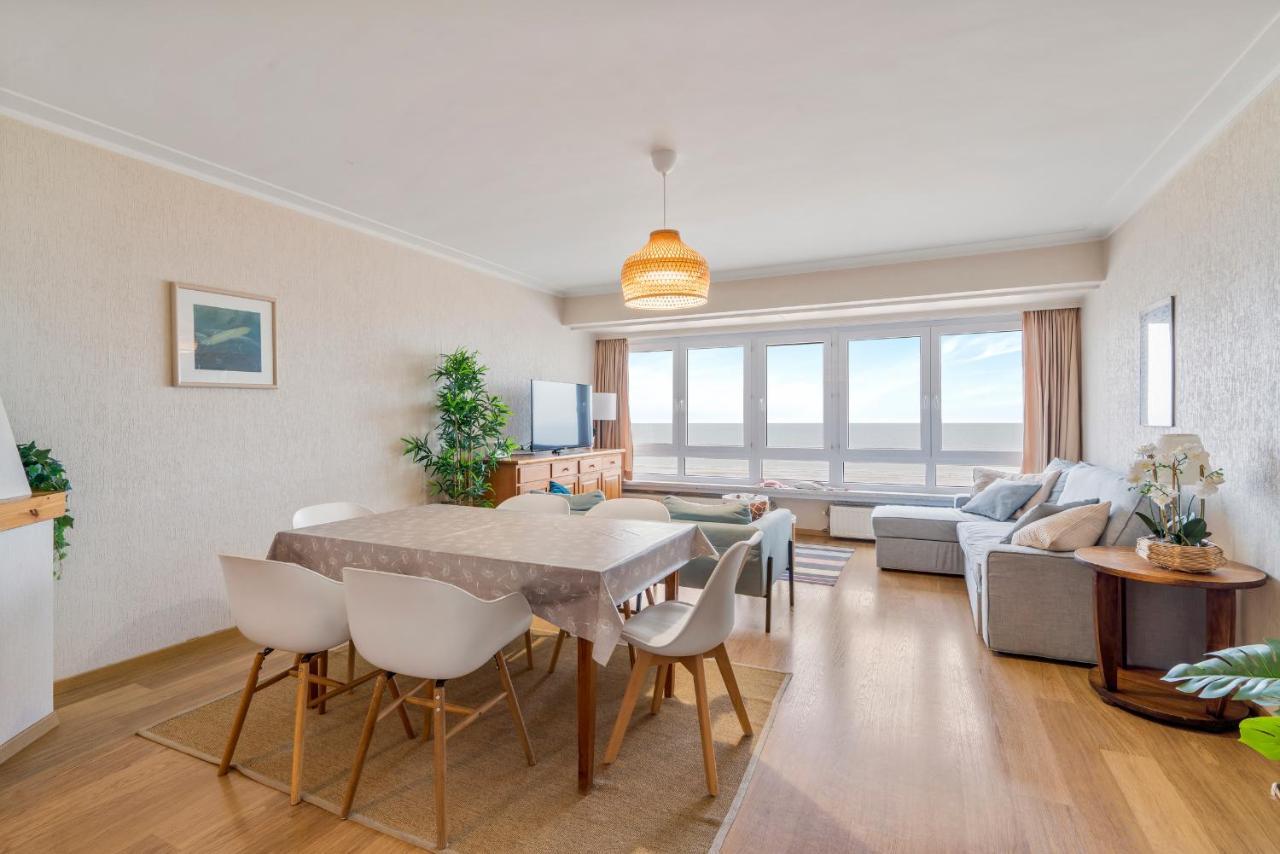 Apartamento Zonnig Familie App Op Zeedijk Met Zeezicht Voor 6P Ostende Exterior foto